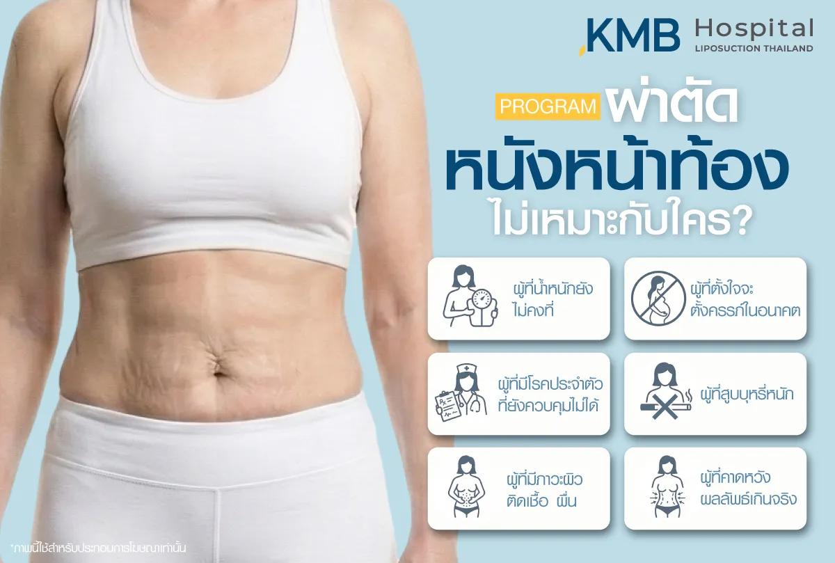 ผ่าตัดหนังหน้าท้องไม่เหมาะกับใคร