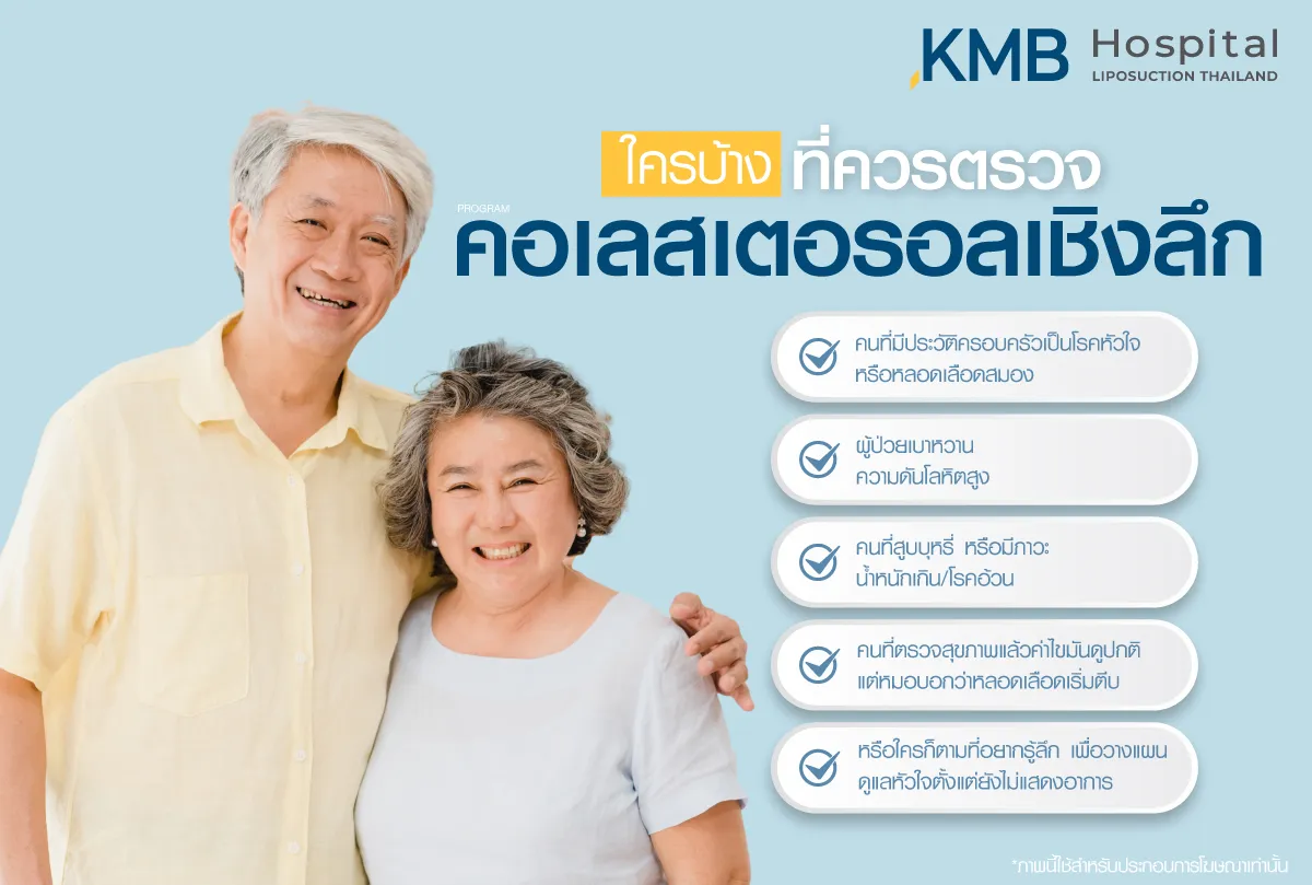ใครบ้างที่ควรตรวจคอเลสเตอรอลเชิงลึก