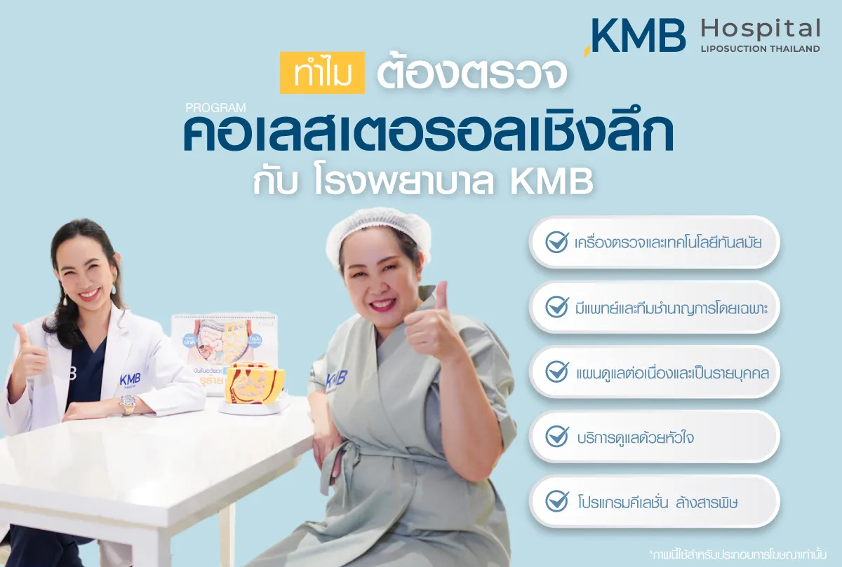 ทำไมต้องตรวจคอเลสเตอรอลเชิงลึกที่ KMB Hospital
