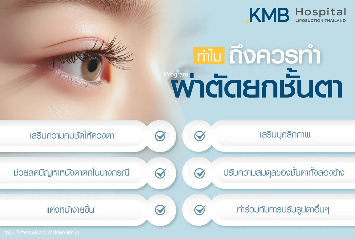 ทำไมถึงควรผ่าตัดยกชั้นตา