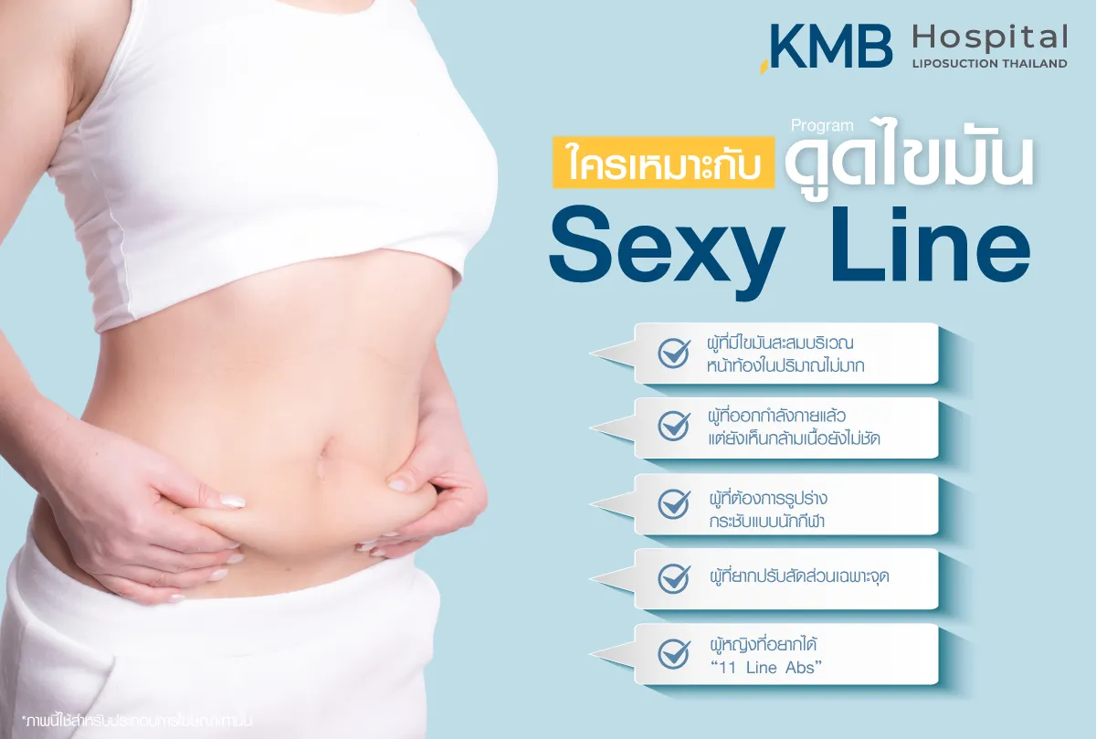 ใครเหมาะกับโปรแกรม sexy line - kmb hospital - หมอลูกหนู