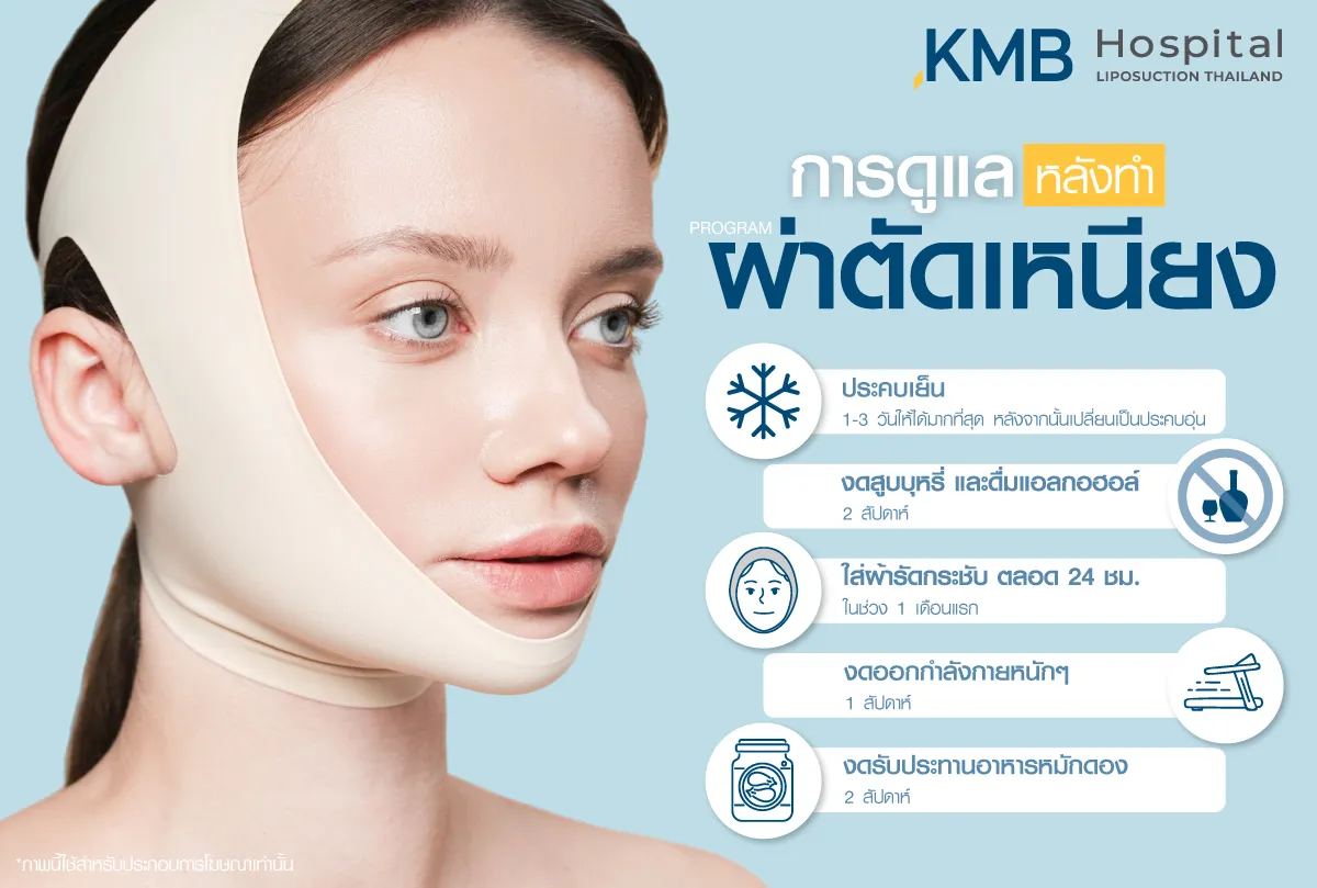 การดูแลหลังทำ ผ่าตัดเหนียง - kmb hospital